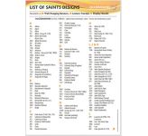 Saints Listing - FREE PDF download